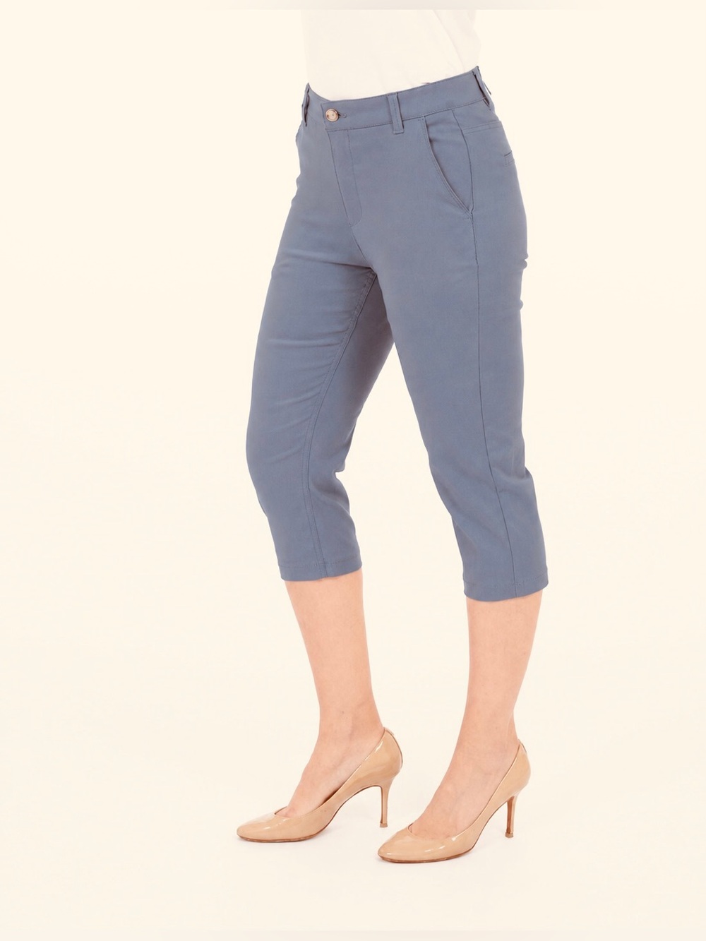 DKR Apparel Classic Bengaline Capri-Infinity